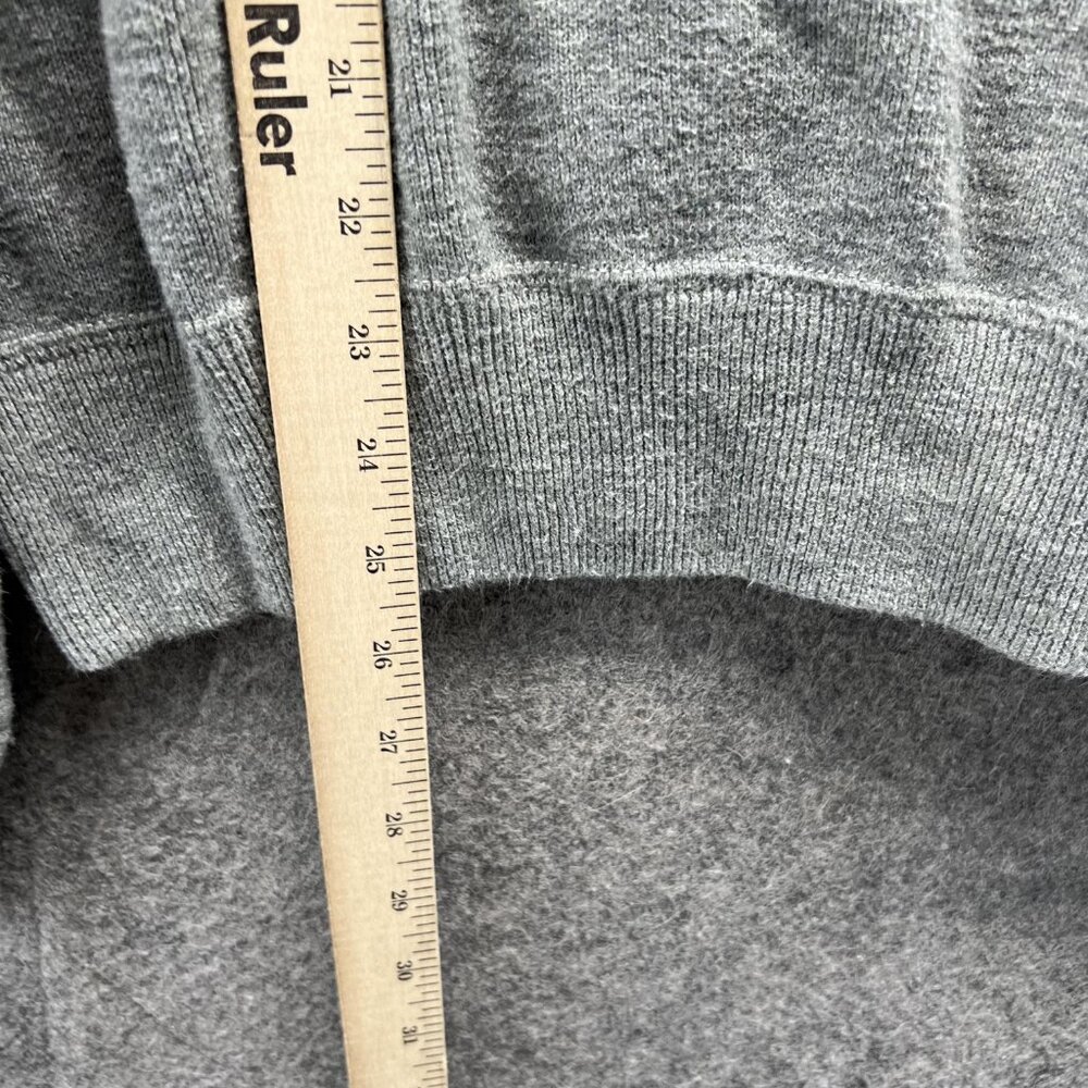 Polo Ralph Lauren Sweater Men Medium Gray Sweatshirt Pullover 1967 Fleece - Picture 6 of 12